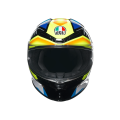 Agv K6 S Joan Black Blue Yellow Kapalı Kask
