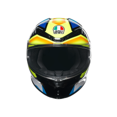 Agv K6 S Joan Black Blue Yellow Kapalı Kask