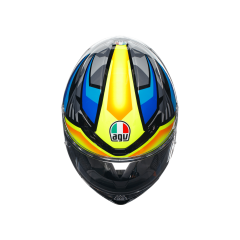 Agv K6 S Joan Black Blue Yellow Kapalı Kask