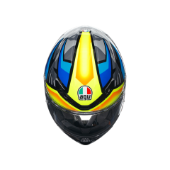 Agv K6 S Joan Black Blue Yellow Kapalı Kask