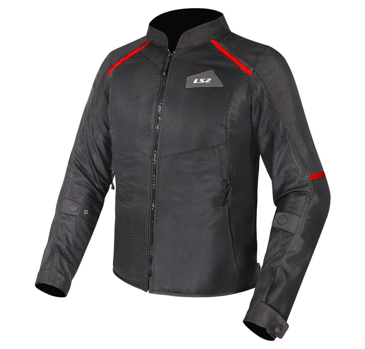 LS2 Breeze Siyah Kırmızı Mont
