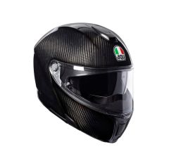 Agv Sportmodular Solid Plk Glossy Carbon Çene Açilir Kask