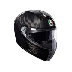 Agv Sportmodular Solid Plk Glossy Carbon Çene Açilir Kask
