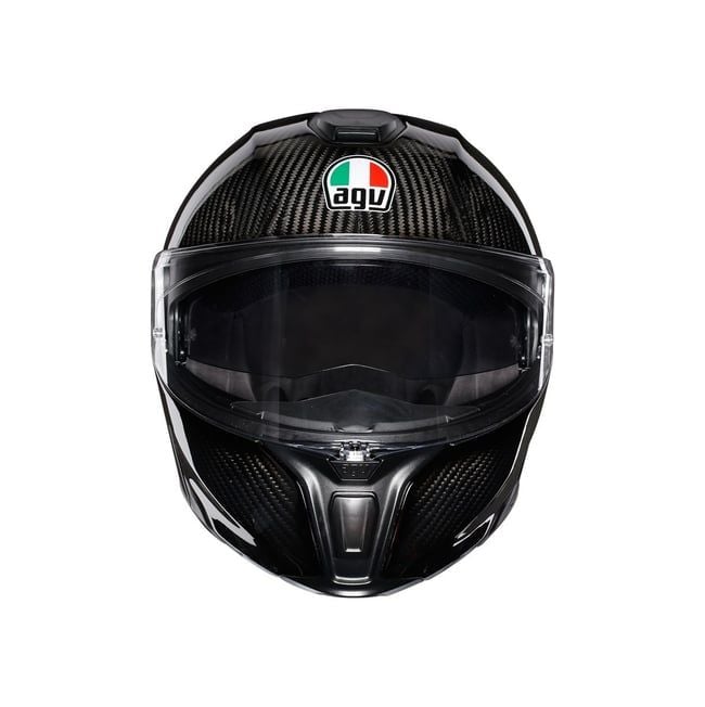 Agv Sportmodular Solid Plk Glossy Carbon Çene Açilir Kask