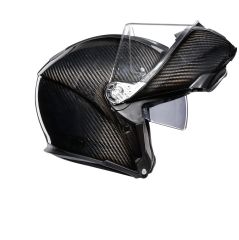 Agv Sportmodular Solid Plk Glossy Carbon Çene Açilir Kask