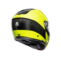 Agv Sportmodular Multi PLK Carbon Yellow Çene Açılır Kask