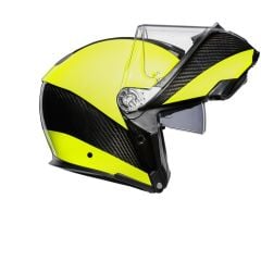 Agv Sportmodular Multi PLK Carbon Yellow Çene Açılır Kask