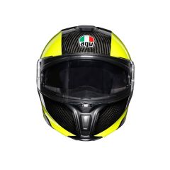 Agv Sportmodular Multi PLK Carbon Yellow Çene Açılır Kask
