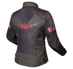 LS2 Blade Air Siyah Kırmızı Kadın Mont