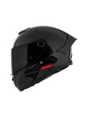 MT Helmets Thunder 4 SV Solid A1 Parlak Siyah Kapalı Kask