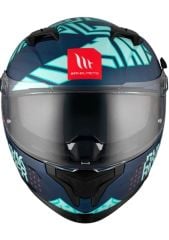 MT Helmets Braker Punk Rider C7 Gloss Kapalı Kask