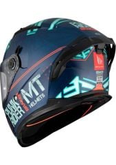 MT Helmets Braker Punk Rider C7 Gloss Kapalı Kask