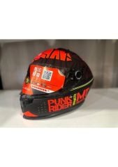 MT Helmets Braker Punk Rider B5 Kapalı Kask