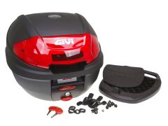 Givi E300N Arka Çanta (Kırmızı Reflektörlü) (30 Litre)