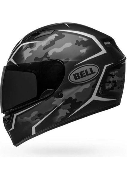 Bell Qualifier Siyah Beyaz Kapalı Kask