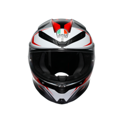 AGV K6 S MPLK Karve Mat Black White Red