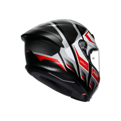 AGV K6 S MPLK Karve Mat Black White Red