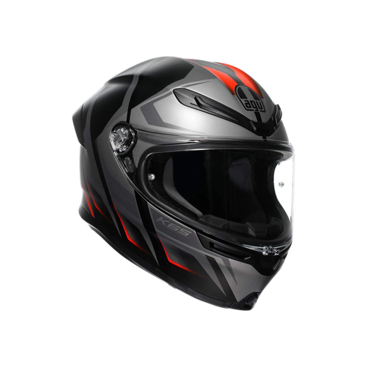 AGV K6 S MPLK Karve Mat Black Grey Red