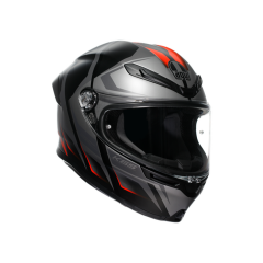 AGV K6 S MPLK Karve Mat Black Grey Red