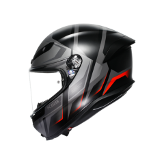 AGV K6 S MPLK Karve Mat Black Grey Red