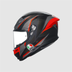 AGV K6 S MPLK Slahscut Black Grey Red