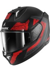 Shark Skwal I3 Rhad Mat Siyah Kırmızı Kapalı Kask