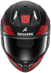 Shark Skwal I3 Rhad Mat Siyah Kırmızı Kapalı Kask