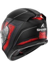 Shark Skwal I3 Rhad Mat Siyah Kırmızı Kapalı Kask