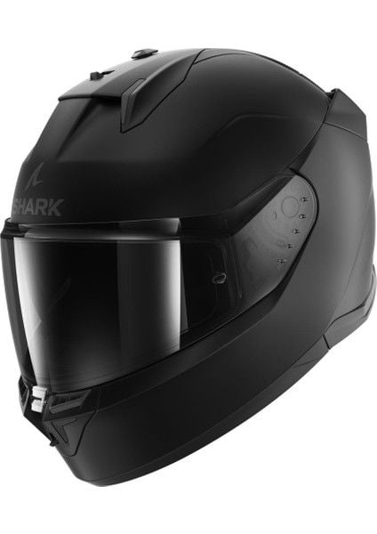 Shark D-Skwal 3 Blank Mat Siyah Kapalı Kask L