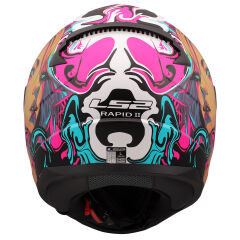 LS2 Rapid 2 Cyberg Mat Mor Kask