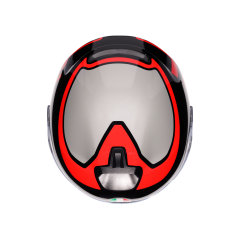 Agv irides Valenza Matt Grey Blk Red Açık Kask