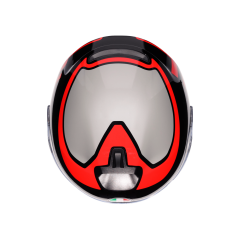 Agv irides Valenza Matt Grey Blk Red Açık Kask