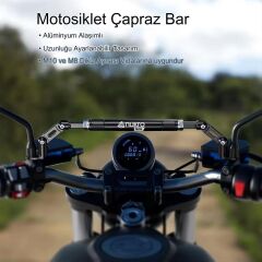 HB6 Motosiklet 2 Ayna Dibi Arası Crossbar ve Dengeleyici Çubuğu