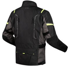 LS2 Narvik Gri - Siyah - Neon Sarı Mont